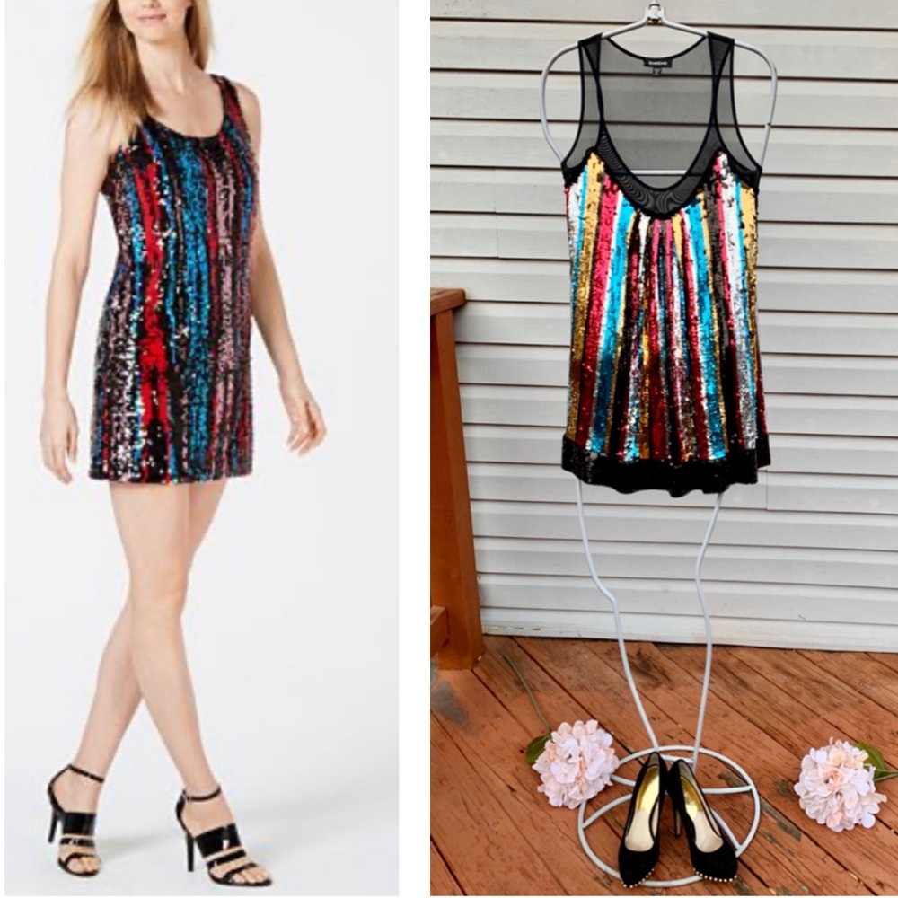 BEBE PARTY SHIFT FASHION DRESS